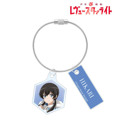 『少女☆歌劇 レヴュースタァライト』アニメ放送5周年記念 描き下ろし 神楽 ひかり SNOW QUEENver. 2連ワイヤーアクリルキーホルダー【202601再販】