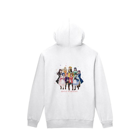 『少女☆歌劇 レヴュースタァライト』アニメ放送5周年記念 描き下ろし 集合 SNOW QUEENver. バックプリントジップパーカーレディース【202601再販】