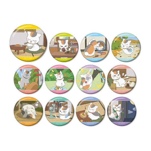 『夏目友人帳』描き下ろしイラスト ニャンコ先生の1日ver. トレーディング缶バッジ(単位/BOX)【202602再販】