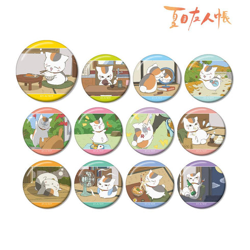 『夏目友人帳』描き下ろしイラスト ニャンコ先生の1日ver. トレーディング缶バッジ(単位/BOX)【202602再販】