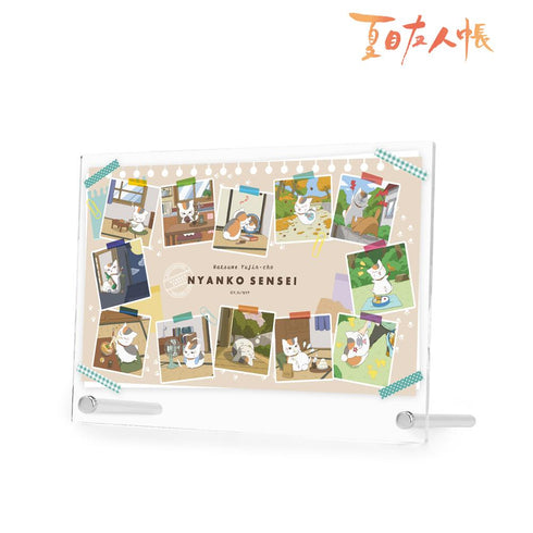 『夏目友人帳』描き下ろしイラスト 集合 ニャンコ先生の1日ver. A5アクリルパネル【202602再販】