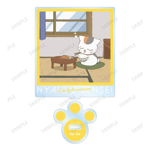 『夏目友人帳』描き下ろしイラスト 8時のニャンコ先生 ニャンコ先生の1日ver. BIGアクリルスタンド【202602再販】
