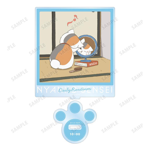 『夏目友人帳』描き下ろしイラスト 10時のニャンコ先生 ニャンコ先生の1日ver. BIGアクリルスタンド【202602再販】