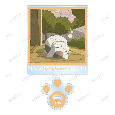 『夏目友人帳』描き下ろしイラスト 16時のニャンコ先生 ニャンコ先生の1日ver. BIGアクリルスタンド【202602再販】