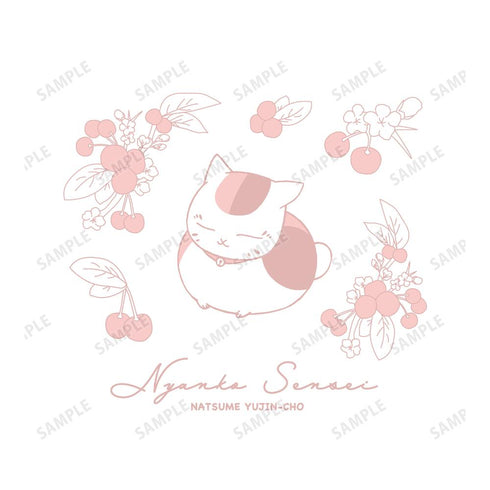 『夏目友人帳』ニャンコ先生 ロングTシャツ サクランボユニセックス【202602再販】