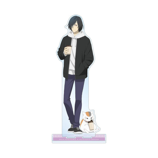 『夏目友人帳』描き下ろしイラスト 的場静司&ニャンコ先生 冬の装いver. BIGアクリルスタンド【202602再販】