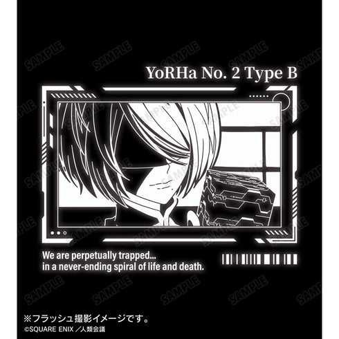 『NieR:Automata Ver1.1a』2B リフレクタープリントTシャツメンズ【202602再販】