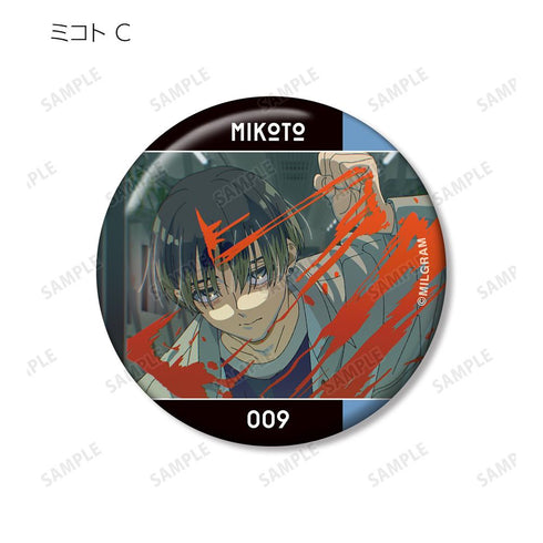 『MILGRAM -ミルグラム-』トレーディング MV 缶バッジ ミコト『ダブル』(単位/BOX)【202601再販】