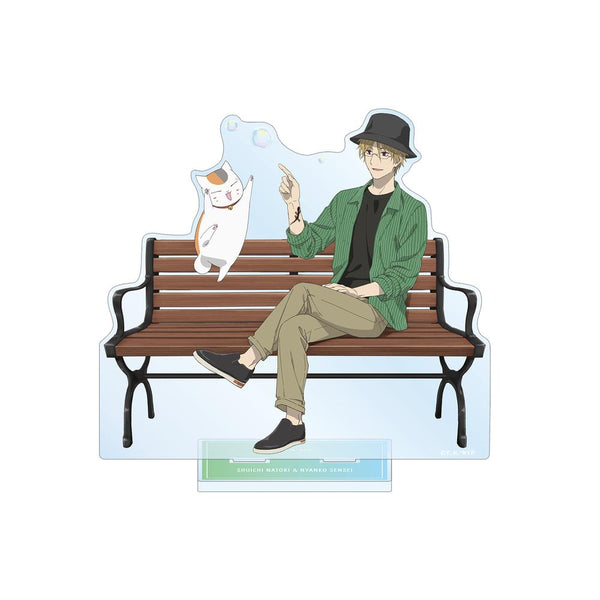 『夏目友人帳』描き下ろし 名取周一&ニャンコ先生 シャボン玉ver. 特大アクリルスタンド