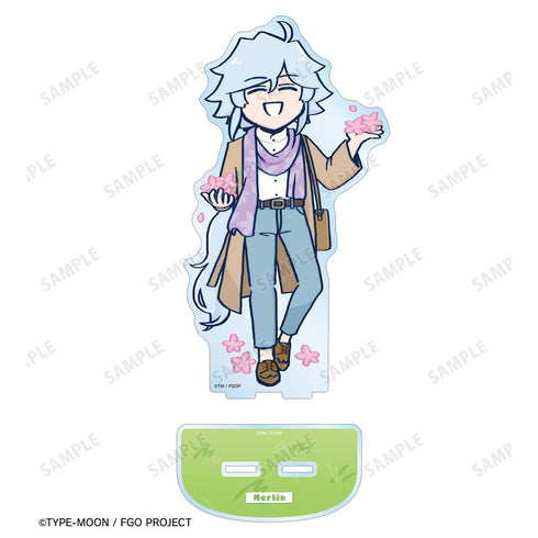 『Fate/Grand Order 藤丸立香はわからない』槌田先生 描き下ろし マーリン お花見ver. BIGアクリルスタンド【202601再販】