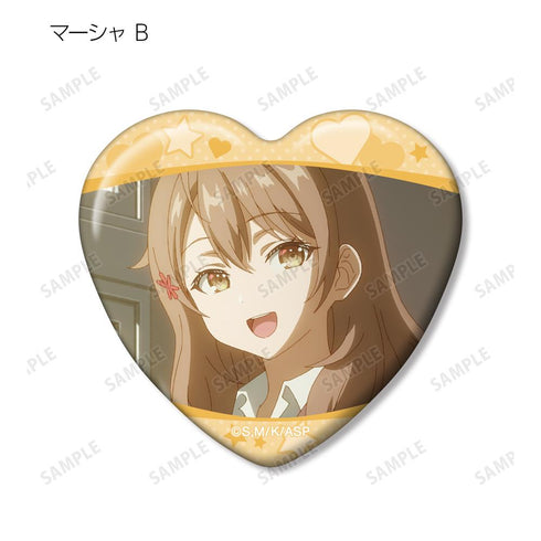 『時々ボソッとロシア語でデレる隣のアーリャさん』トレーディング場面写ハート型缶バッジ(単位/BOX)