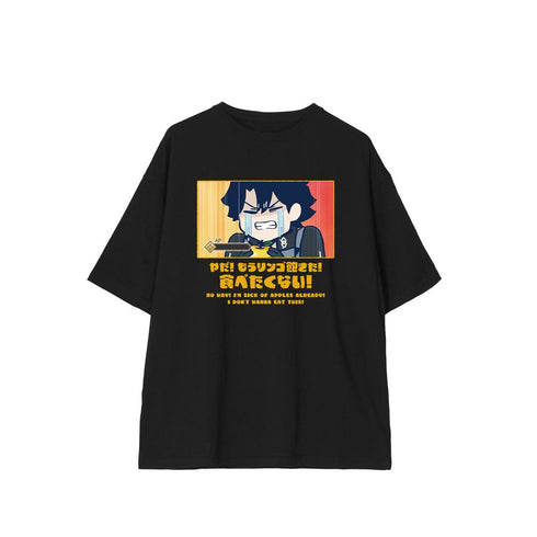 『Fate/Grand Order 藤丸立香不懂』藤丸立香 「不要啦!苹果吃腻了!不想吃了!」 BIG轮廓T恤男女通用款【202601再版】