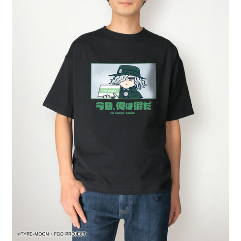 『Fate/Grand Order 藤丸立香はわからない』巌窟王 エドモン・ダンテス 「今日、俺は暇だ」 BIGシルエットTシャツユニセックス【202601再販】