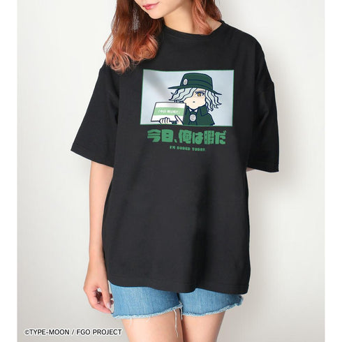 『Fate/Grand Order 藤丸立香はわからない』巌窟王 エドモン・ダンテス 「今日、俺は暇だ」 BIGシルエットTシャツユニセックス【202601再販】