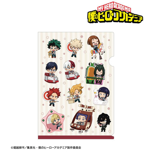 『僕のヒーローアカデミア』集合 ちびキャラ アトラクションver. クリアファイル