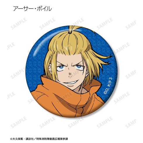 『炎炎ノ消防隊 参ノ章』トレーディンググリッター缶バッジ(単位/BOX)