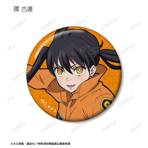 『炎炎ノ消防隊 参ノ章』トレーディンググリッター缶バッジ(単位/BOX)