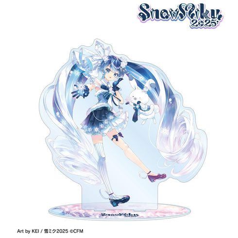 『初音ミク SNOW MIKU 2025』SNOW MIKU 2025 雪ミク Art by KEI 特大アクリルスタンド