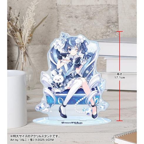 『初音ミク SNOW MIKU 2025』SNOW MIKU 2025 雪ミク Art by つなこ 特大アクリルスタンド