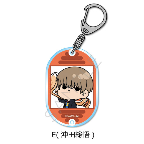 『3年Z組銀八先生』アクリルキーホルダー mochochoシリーズ E 沖田総悟