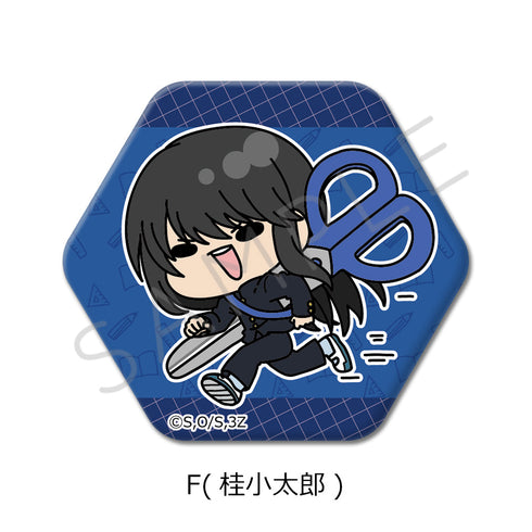 『3年Z組銀八先生』六角形缶バッジ mochochoシリーズ F 桂小太郎