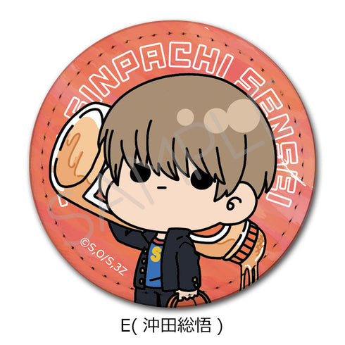 『3年Z組銀八先生』レザーバッジ mochochoシリーズ E 沖田総悟