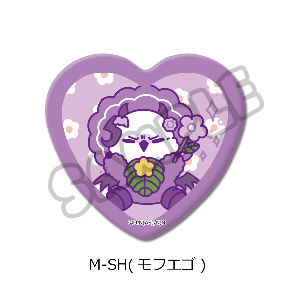 魔入りました!入間くん』第2弾 ハート型缶バッジ M-SH モフエゴ