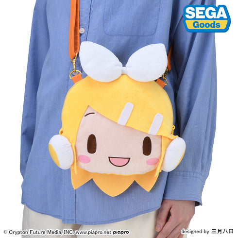 『鏡音リン』ふわぷち フェイスショルダーバッグ M