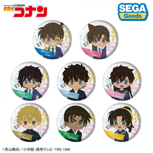 『名探偵コナン』缶バッジ(みんなといっしょーせいと・がくせいへんー)【BOX】