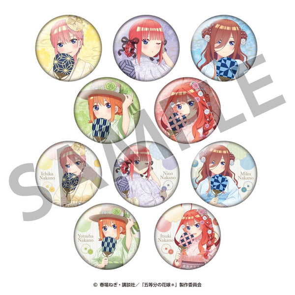 『五等分の花嫁*』トレーディング缶バッジ <納涼Style>【BOX】