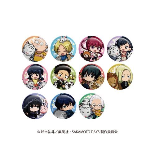 『SAKAMOTO DAYS』トレーディングミニキャラ缶バッジ アニマルver.【BOX】
