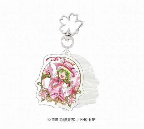 『魔入りました!入間くん』桜アクリルキーホルダー ウァラク・クララ
