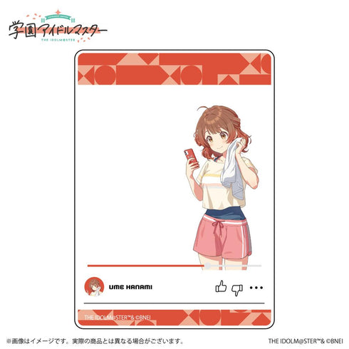 『学園アイドルマスター』公式クリアカード 花海佑芽 B【202505再販】