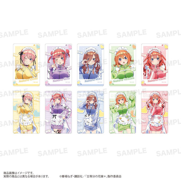 『五等分の花嫁*』トレーディングクリアカード ジャージメイドVer.【BOX】