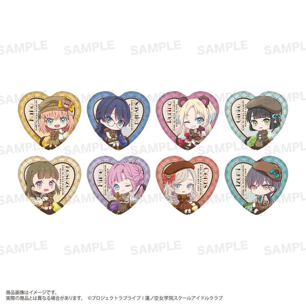 『ラブライブ!蓮ノ空女学院スクールアイドルクラブ』トレーディングハート缶バッジ(きゃらどるちぇ) テディベアVer.【BOX】