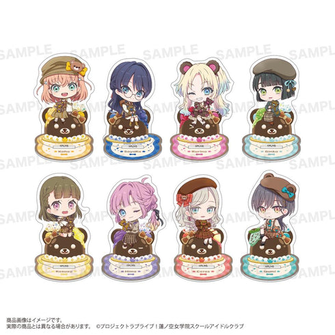 『ラブライブ!蓮ノ空女学院スクールアイドルクラブ』トレーディングアクリルスタンド(きゃらどるちぇ) テディベアVer.【BOX】