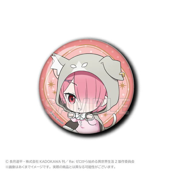 『Re:ゼロから始める異世界生活』ちょびでか缶バッジ(パックフード付きマントVer.) ラム【202506再販】