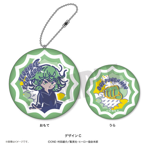 『ワンパンマン』れとぽぷ ダイカットクッションキーホルダー C タツマキ