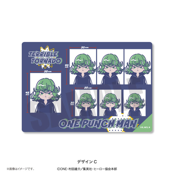 『ワンパンマン』証明写真風ステッカー Cタツマキ