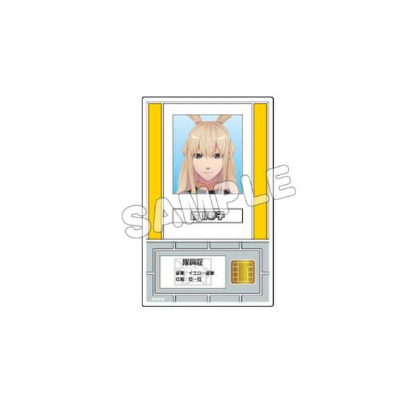 『戦隊大失格』台座紙付き 隊員証風アクリルカード/錫切夢子