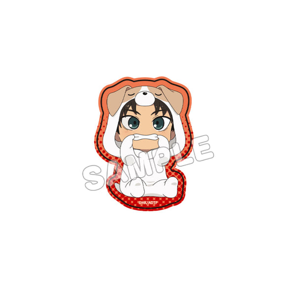 『進撃の巨人』ホログラムダイカットステッカー 幼少期 ver. エレン