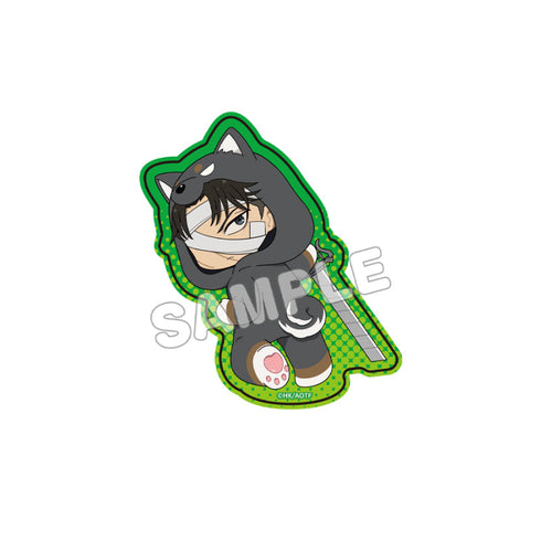 『進撃の巨人』ホログラムダイカットステッカー2 リヴァイ 戦闘中ver.