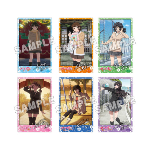 『アマガミSS 15th Anniversary』トレーディングアクリルカード(全6種) BD-DVDジャケット-ソロ BOX