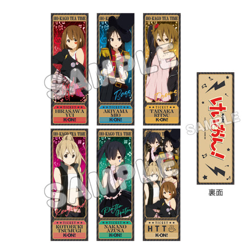 『けいおん!』トレーディングチケット風カード(全6種) COOL BOX