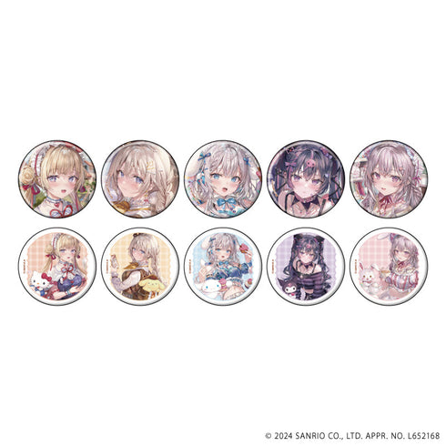 『ももこ×サンリオキャラクターズ』缶バッジ01/BOX(全10種)(コラボイラスト)