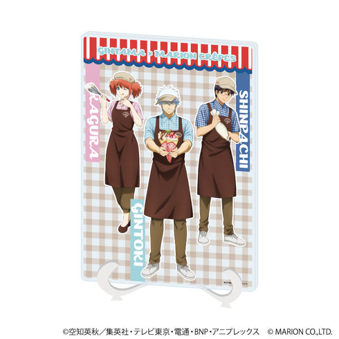 『銀魂』アクリルアートボード(A5サイズ)01/集合デザイン クレープver.(描き下ろしイラスト)