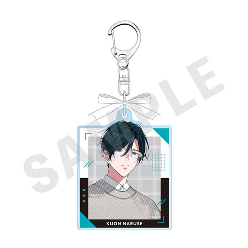 『舌先から恋』リボン付きアクリルキーホルダー 稔世・等身
