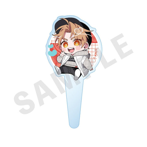 『舌先から恋』ピック風アクリルマーカー 達成・ミニキャラ