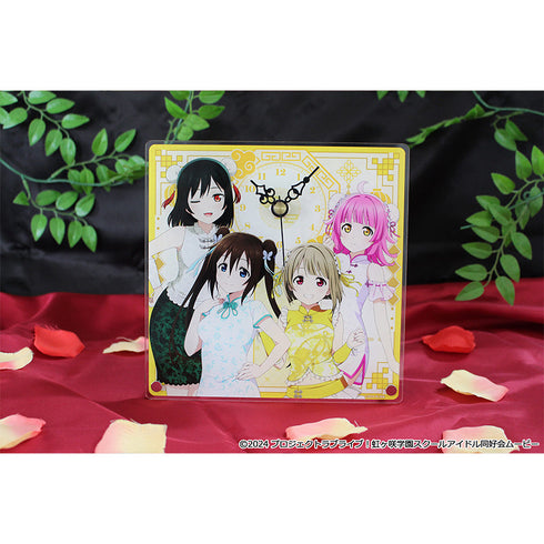 『ラブライブ!虹ヶ咲学園スクールアイドル同好会』アクリル置時計【1年生】