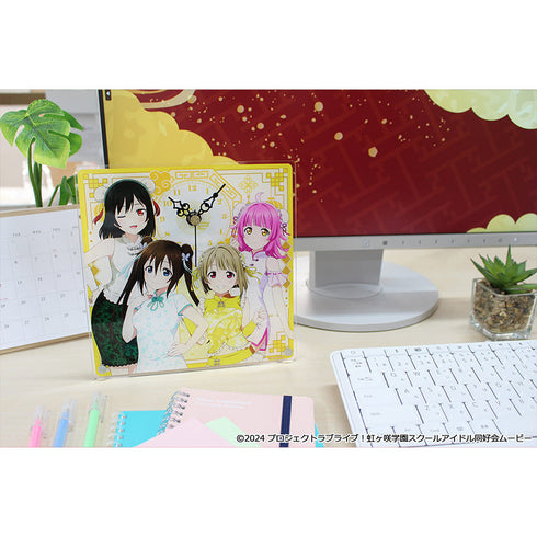 『ラブライブ!虹ヶ咲学園スクールアイドル同好会』アクリル置時計【1年生】